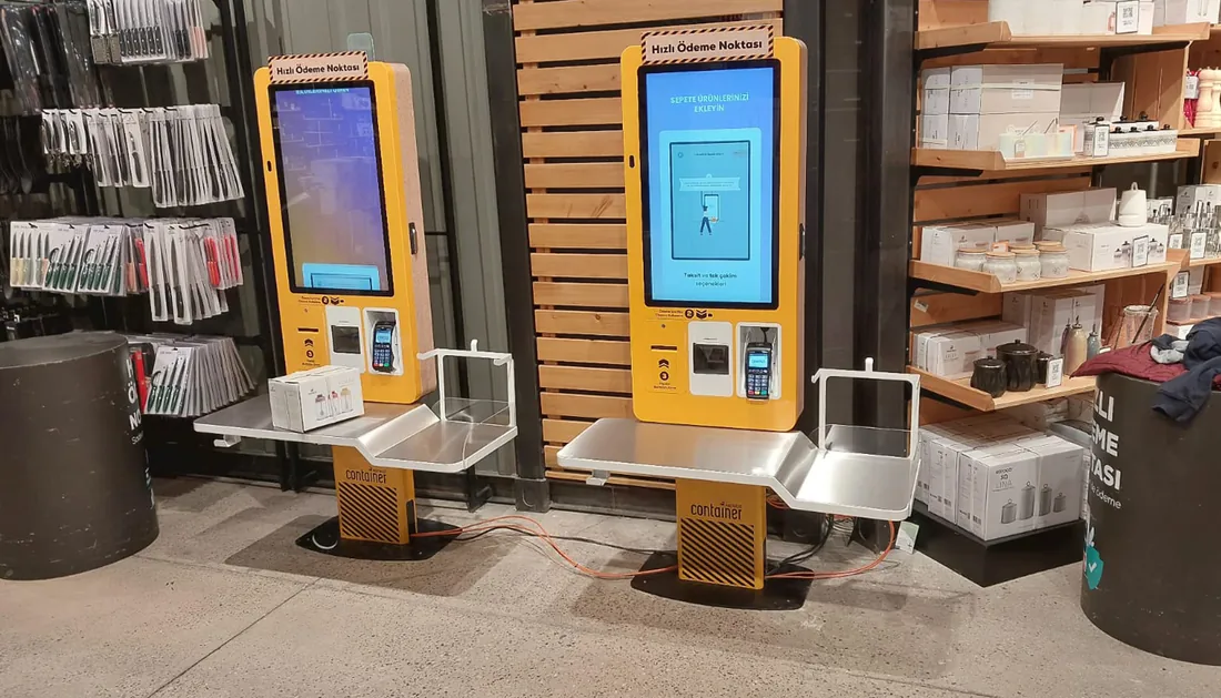 Karaca Self-checkout kiosks project by Unisign